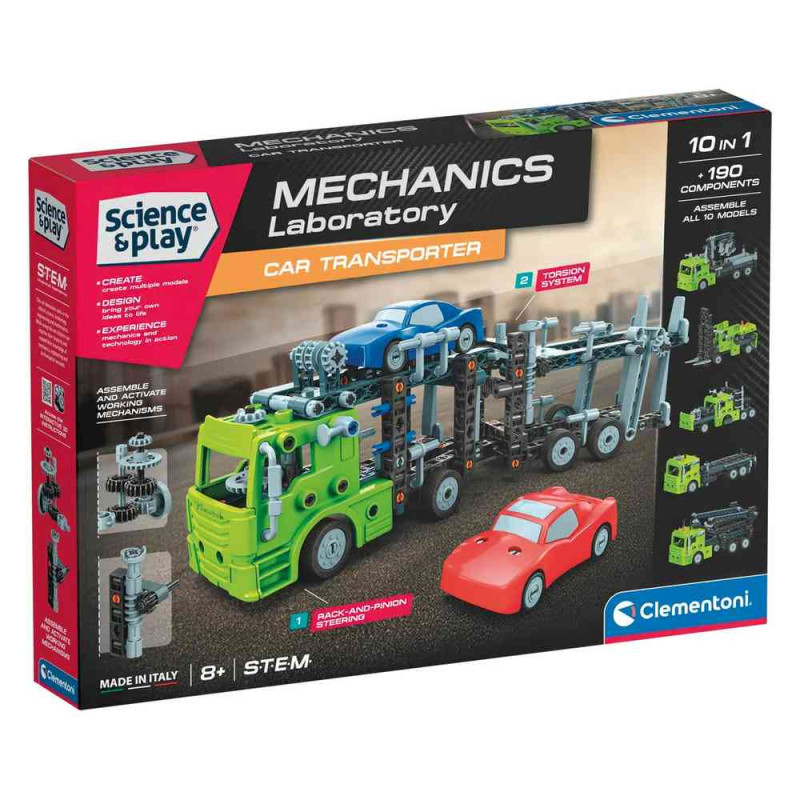 SCIENCE AND PLAY MECHANICS LABORATORY CAR TRANSPORTER CL75132 SCIENCE AND PLAY MECHANICS LABORATORY CAR TRANSPORTER CL75132